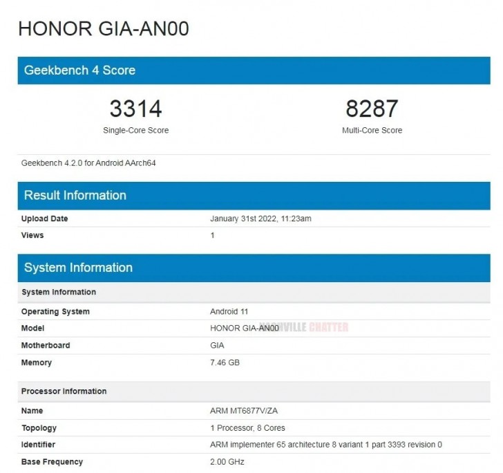 Honor 60 SE, Geekbench Yayınlanması Sağlandı!