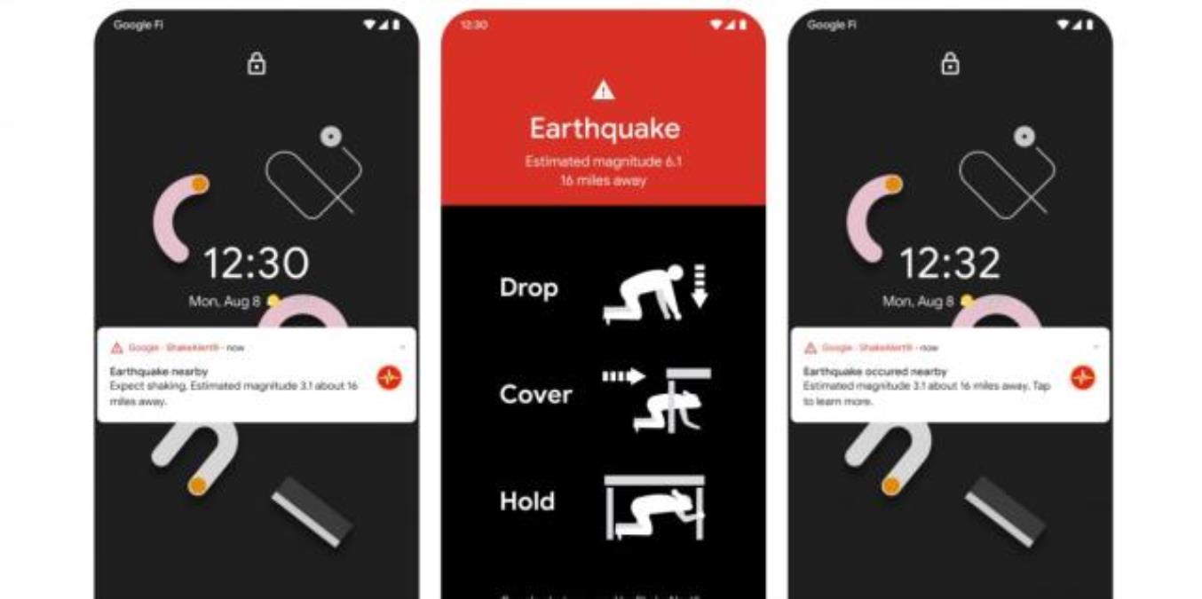 Google Android Deprem Uyarı Sistemi Devreye Girdi!
